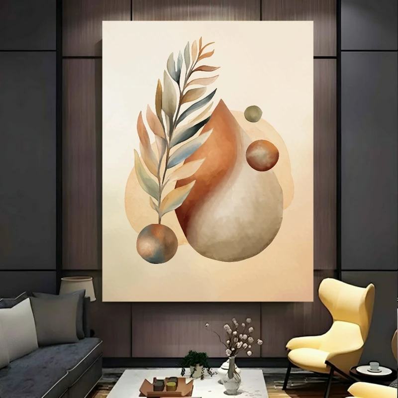 پوستر پارچه ای طرح مخمل  نقاشی مدل شاخه PY711