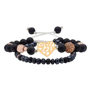 دستبند طلا 18 عیار زنانه الن نار طرح قلب