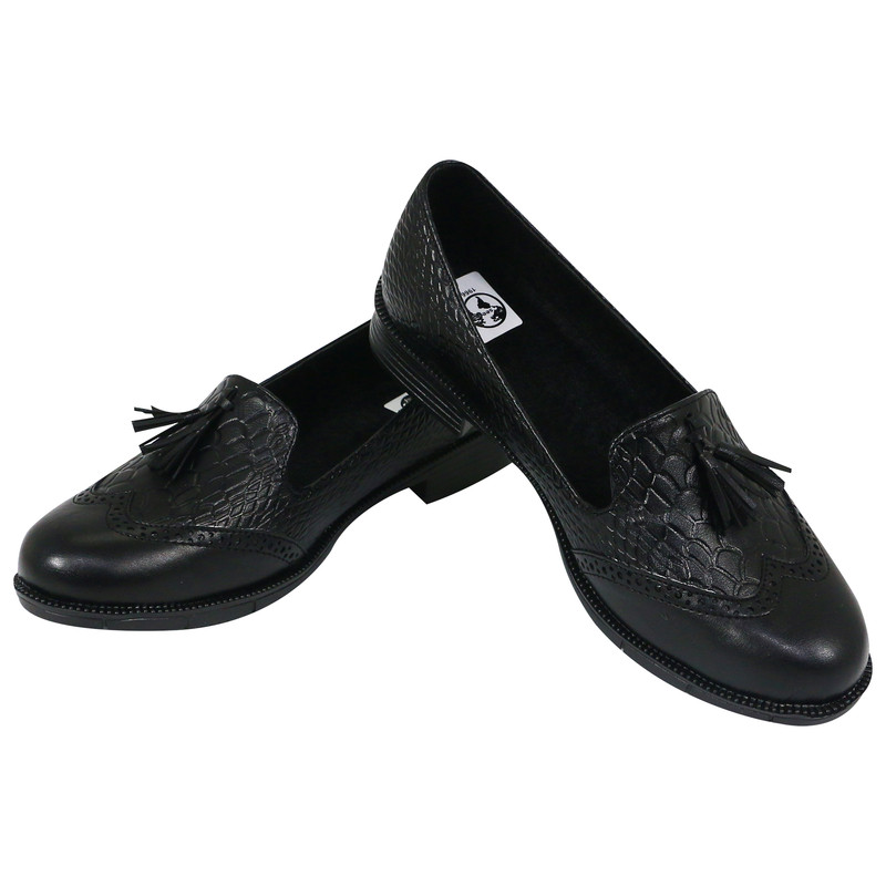 کفش زنانه سیی مدل پوست ماری کد 1224