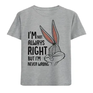 تی شرت آستین کوتاه بچگانه مدل خرگوش F783