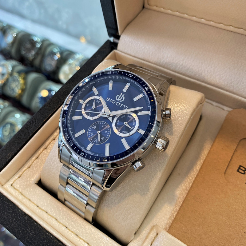 ساعت مچی عقربهای مردانه بیگوتی مدل BG.1.10472-3 ساعت مچی عقربهای مردانه بیگوتی مدل BG.1.10472-3