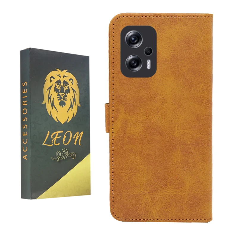 کیف کلاسوری لئون مدل Bersa مناسب برای گوشی موبایل شیائومی Poco X4 GT