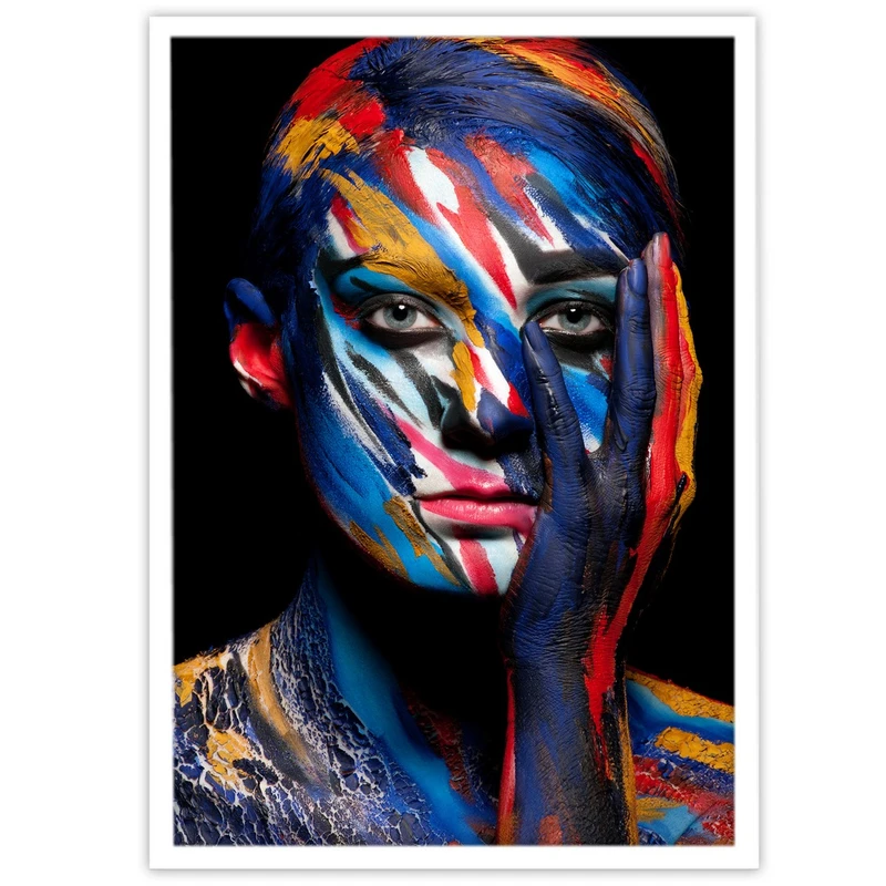 تابلو بکلیت طرح نقاشی چهره مدل W-14521