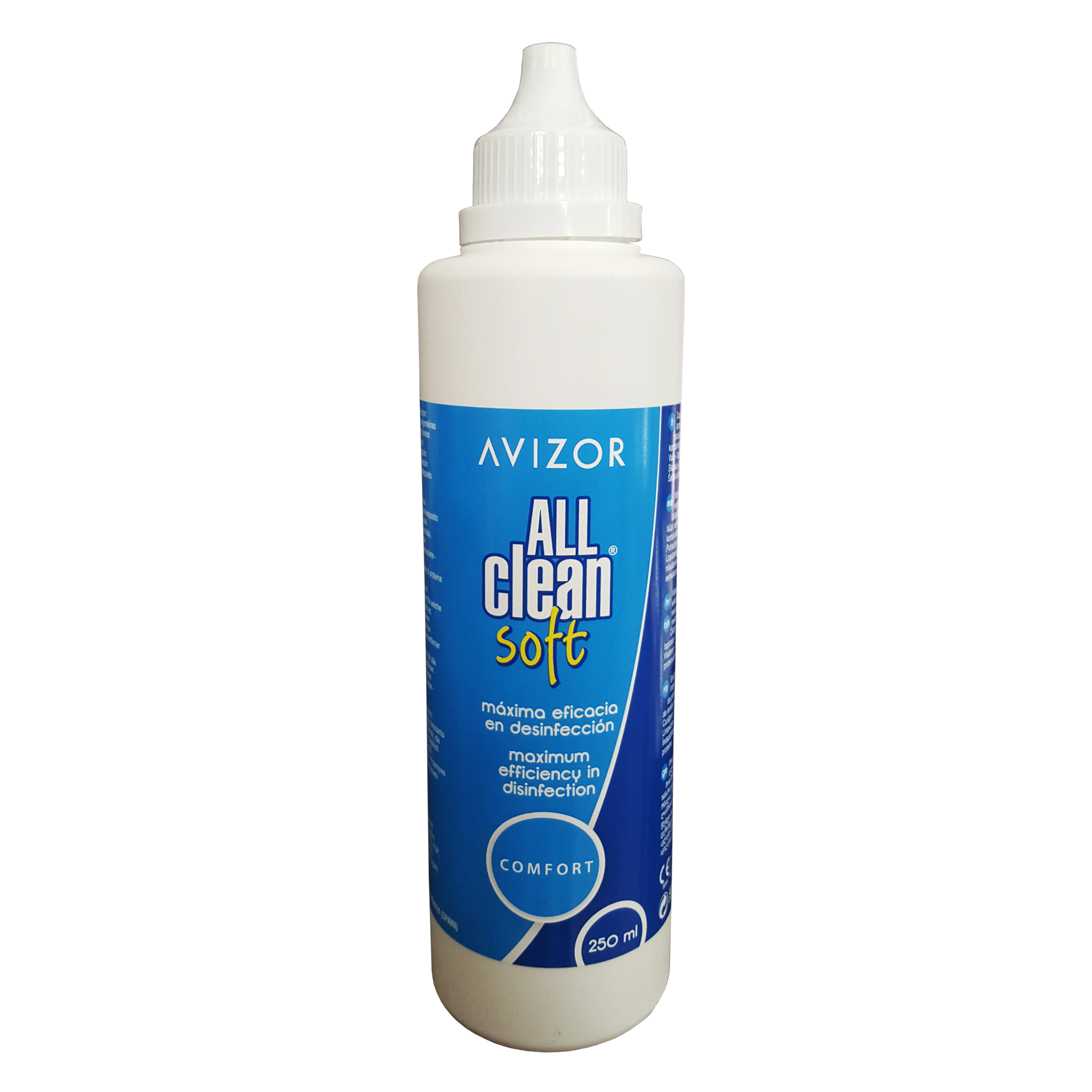 محلول شستشوی لنز آویزور مدل all clean soft حجم 250 میلی لیتر