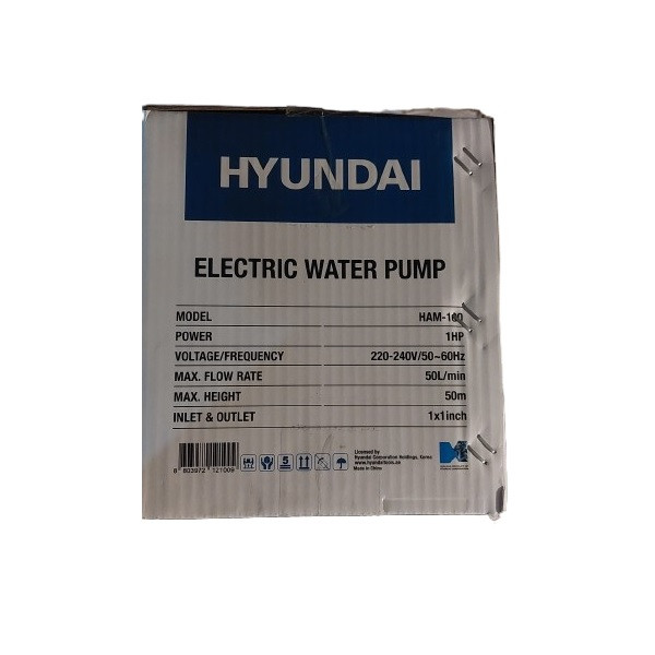 پمپ آب 1 اسب هیوندای مدل HAM-100