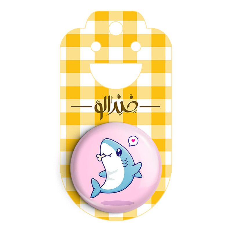 مگنت خندالو مدل حیوانات بامزه کوسه کد 29685