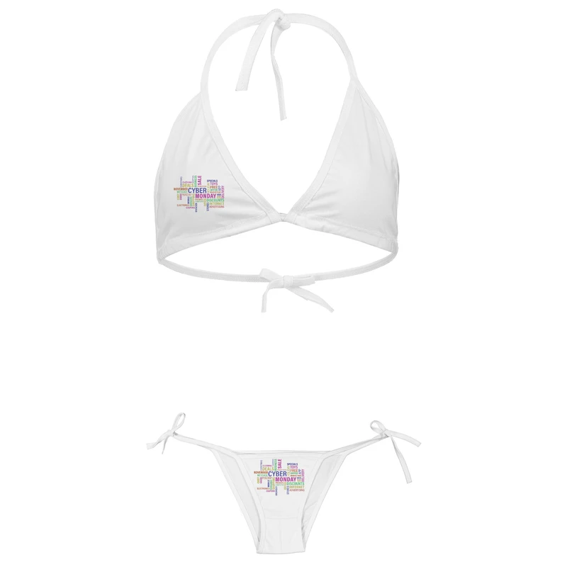 ست شورت و سوتین دخترانه طرح نوشته انگلیسی مدل 13