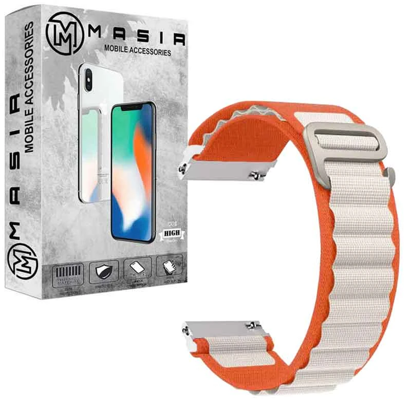 بند مسیر مدل LOOP ALPINE کد dual color مناسب برای ساعت هوشمند سامسونگ Galaxy Watch Active 3 41 mm