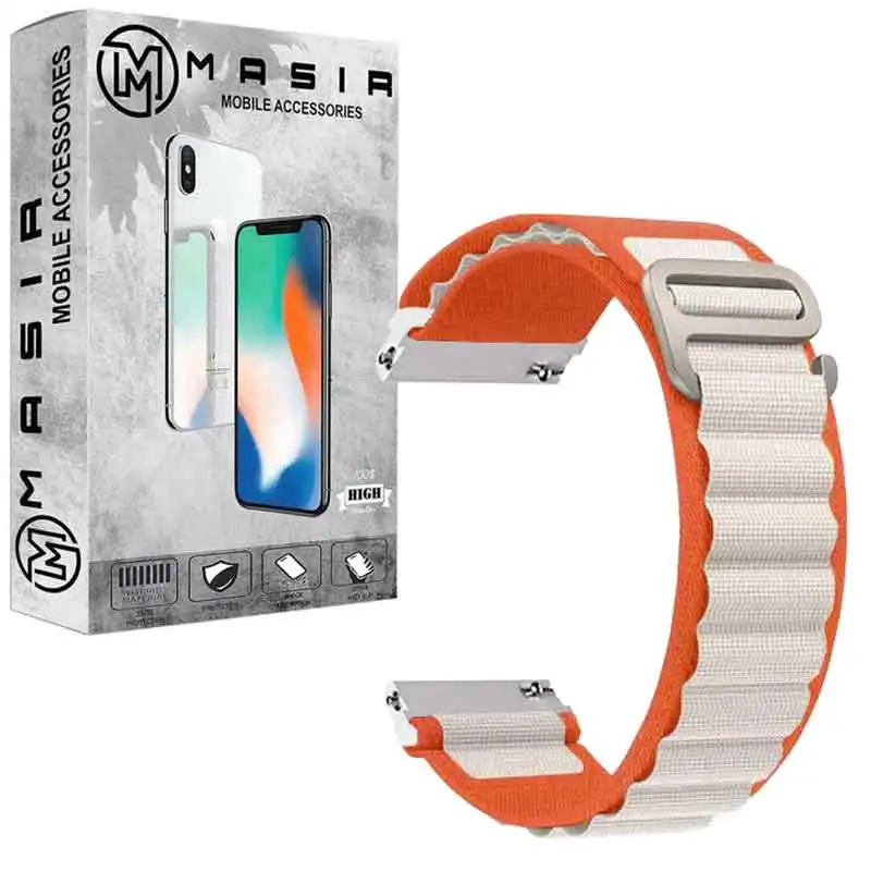 بند مسیر مدل LOOP ALPINE کد dual color مناسب برای ساعت هوشمند آمیزفیت BIP 3 / BIP 3 Pro / GTS 4 mini / GTS 3