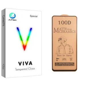 Junbo Viva Glass Ceramics Screen Protector For Xiaomi شیائومی Redmi Note 9 Pro Max