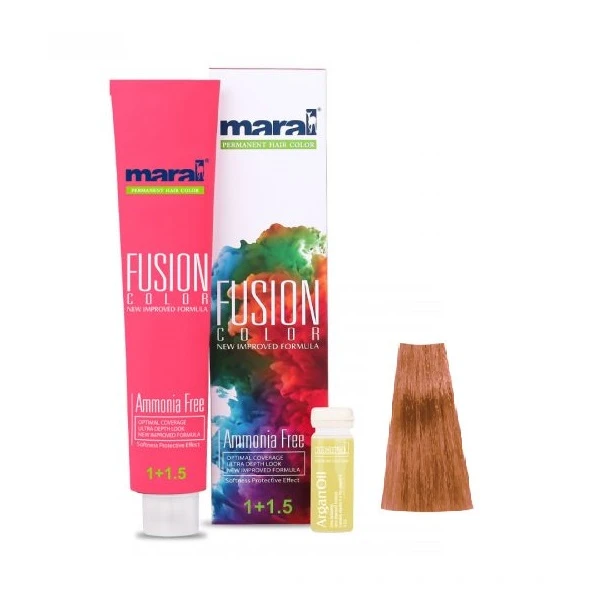 رنگ مو مارال مدل Fusion شماره 7.573 حجم 100 میلی لیتر رنگ گندمی