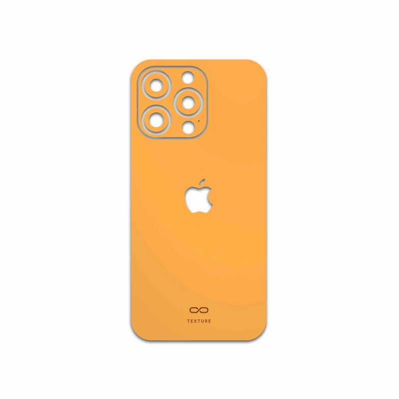برچسب پوششی ماهوت مدل Matte-Orange مناسب برای گوشی موبایل اپل iPhone 13 Pro Max
