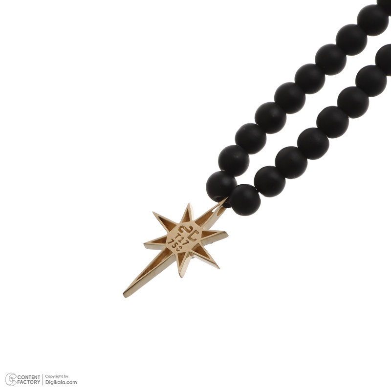 گردنبند طلا 18 عیار مردانه تاج مدل G338