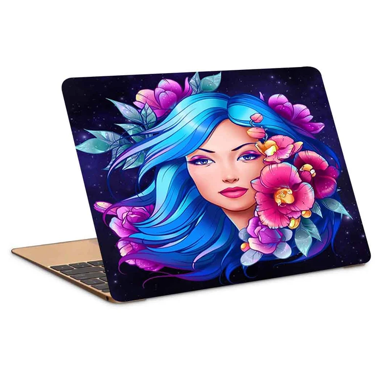 استیکر لپ تاپ طرح دختر مدل P-237 مناسب برای لپ تاپ 15.6 اینچ 
