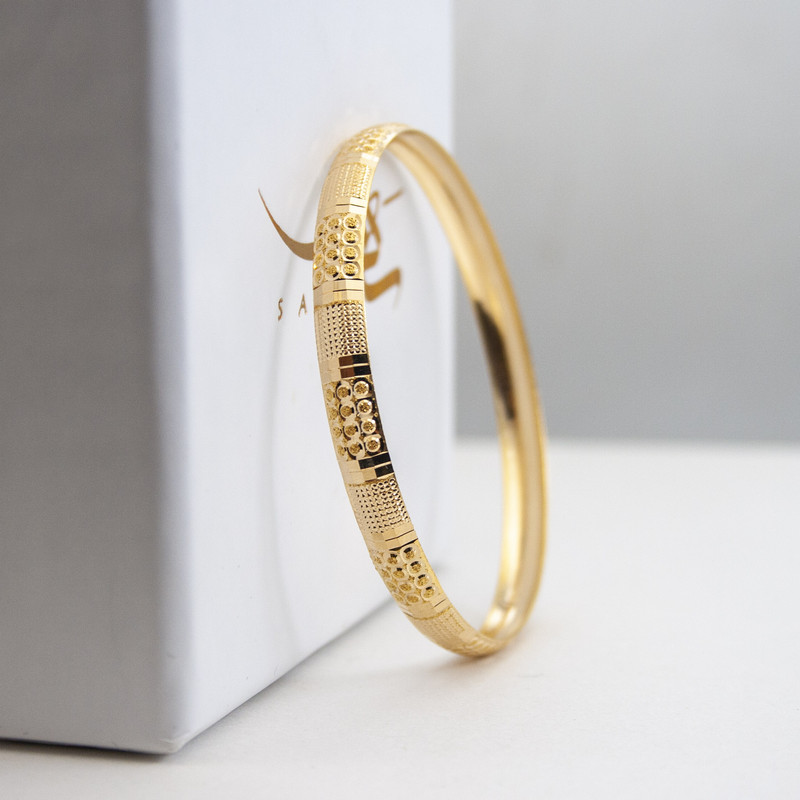 النگو طلا 18 عیار زنانه سهی مدل VB65-2 النگو طلا 18 عیار زنانه سهی مدل VB65-2