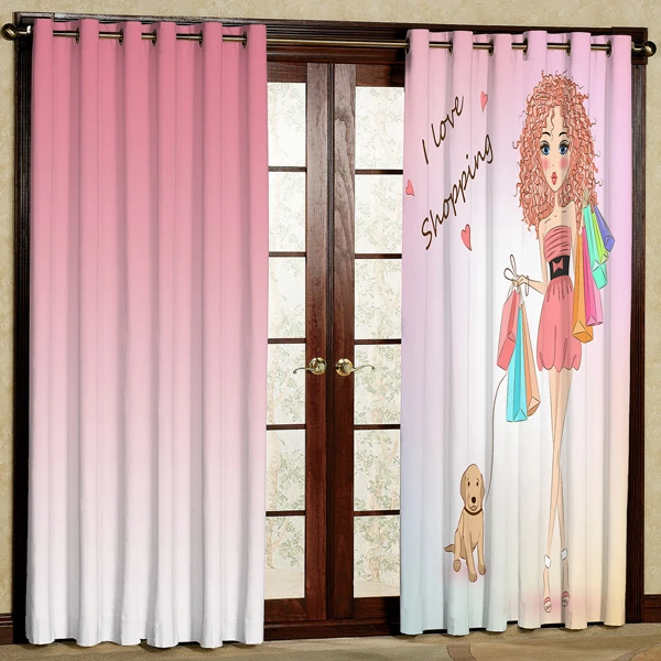 پرده پانچی مدل مخمل کد 6212 سایز 280x140 سانتی متر