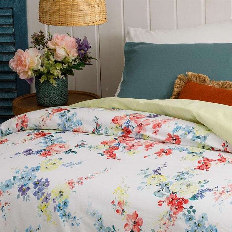 روکش لحاف انگلیش هوم مدل Spring Vanity دو نفره سایز 200x220 سانتی متر