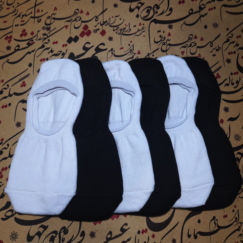 جوراب کالج مردانه لنتر  کد 1234 مجموعه 6 عددی