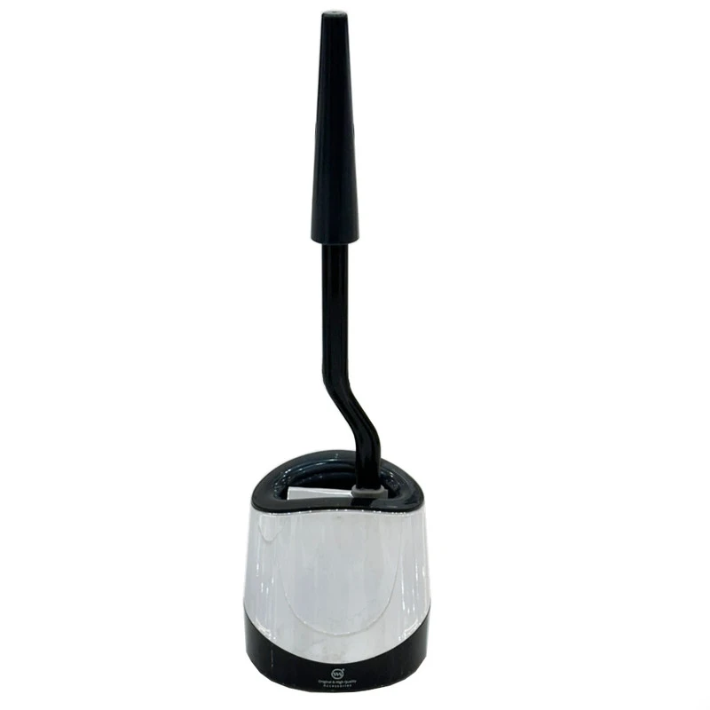 فرچه توالت شوی دبلیو اِس مدل سیلیکونی قاب دار کروم کد HS1008