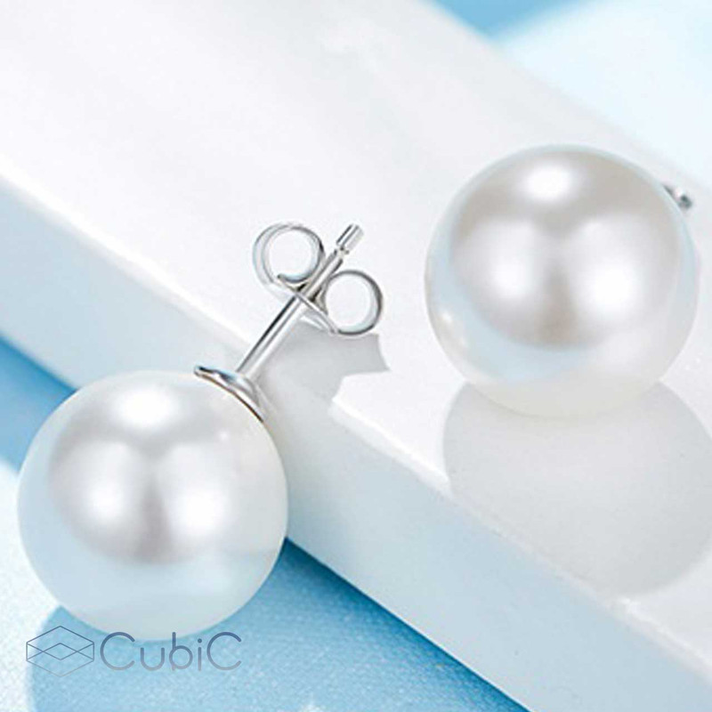 گوشواره نقره زنانه کوبیک مدل QE-4507