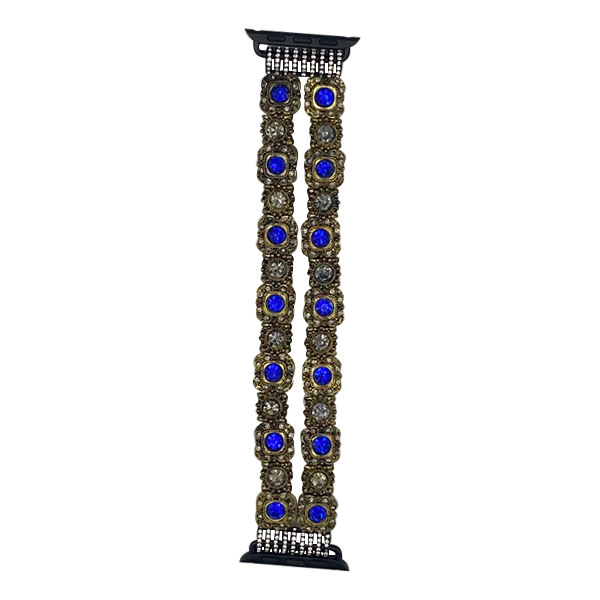 بند طرح نگین دار مدل LUX88 مناسب برای اپل واچ 38/40 میلی متری