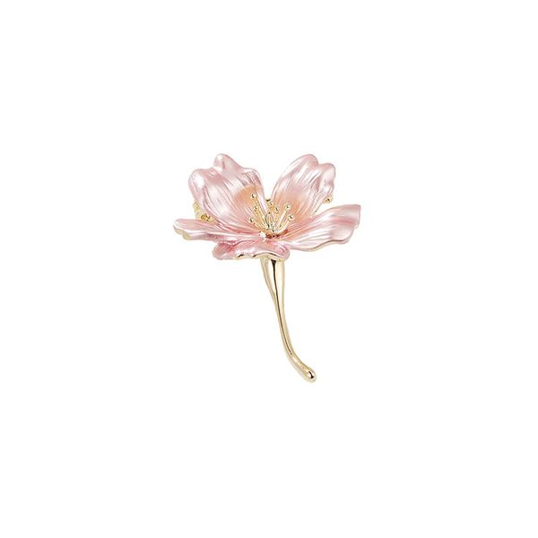 گل سینه زنانه مدل گل نسترن کد 00734