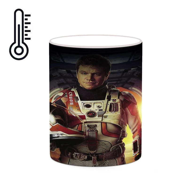 ماگ حرارتی کاکتی طرح مت دمون Matt Damon مدل mgh26853