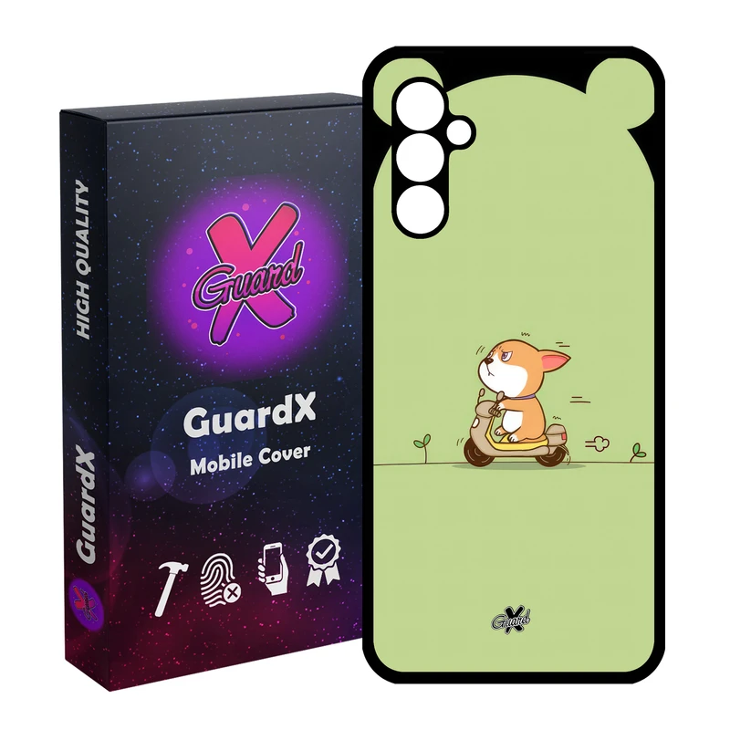 کاور گارد ایکس طرح سگ مدل Glass10660 مناسب برای گوشی موبایل سامسونگ Galaxy A24/A24 4G/M34 5G