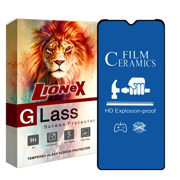 محافظ صفحه نمایش سرامیکی مات لایونکس مدل CRMBLUEL مناسب برای گوشی موبایل شیائومی Poco M4 5G