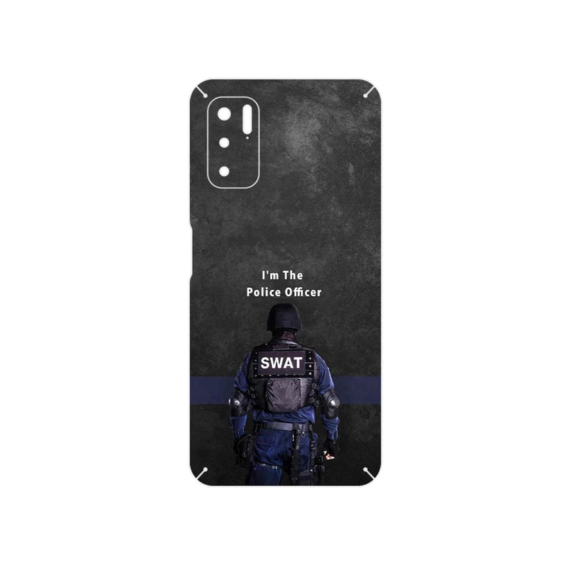 برچسب پوششی ماهوت مدل Police Officer مناسب برای گوشی موبایل شیائومی Redmi Note 10 5G
