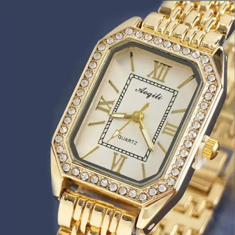 ساعت مچی عقربه ای زنانه مدل یونانی دورنگین t2