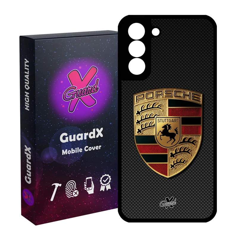 کاور گارد ایکس طرح Porsche مدل Glass10064 مناسب برای گوشی موبایل سامسونگ Galaxy S21 FE
