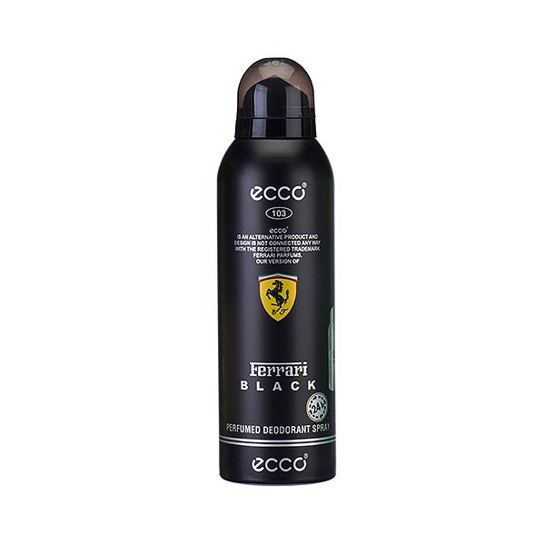اسپری مردانه اکو مدل Ferrari Black حجم 200 میلی لیتر