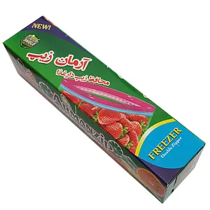 کیسه زیپ دار آرمان زیپ مدل K_23 بسته 500 عددی