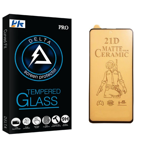 محافظ صفحه نمایش سرامیکی مات پی کی مدل Delta Pro مناسب برای گوشی موبایل شیائومی Poco M4 Pro 5G