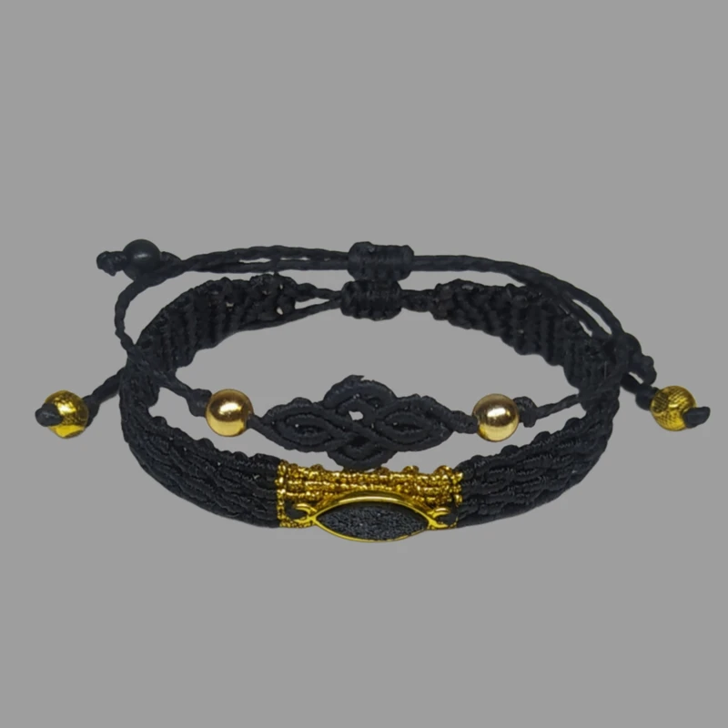 دستبند بافت زنانه مدل دلربا کد 9 بسته دو عددی