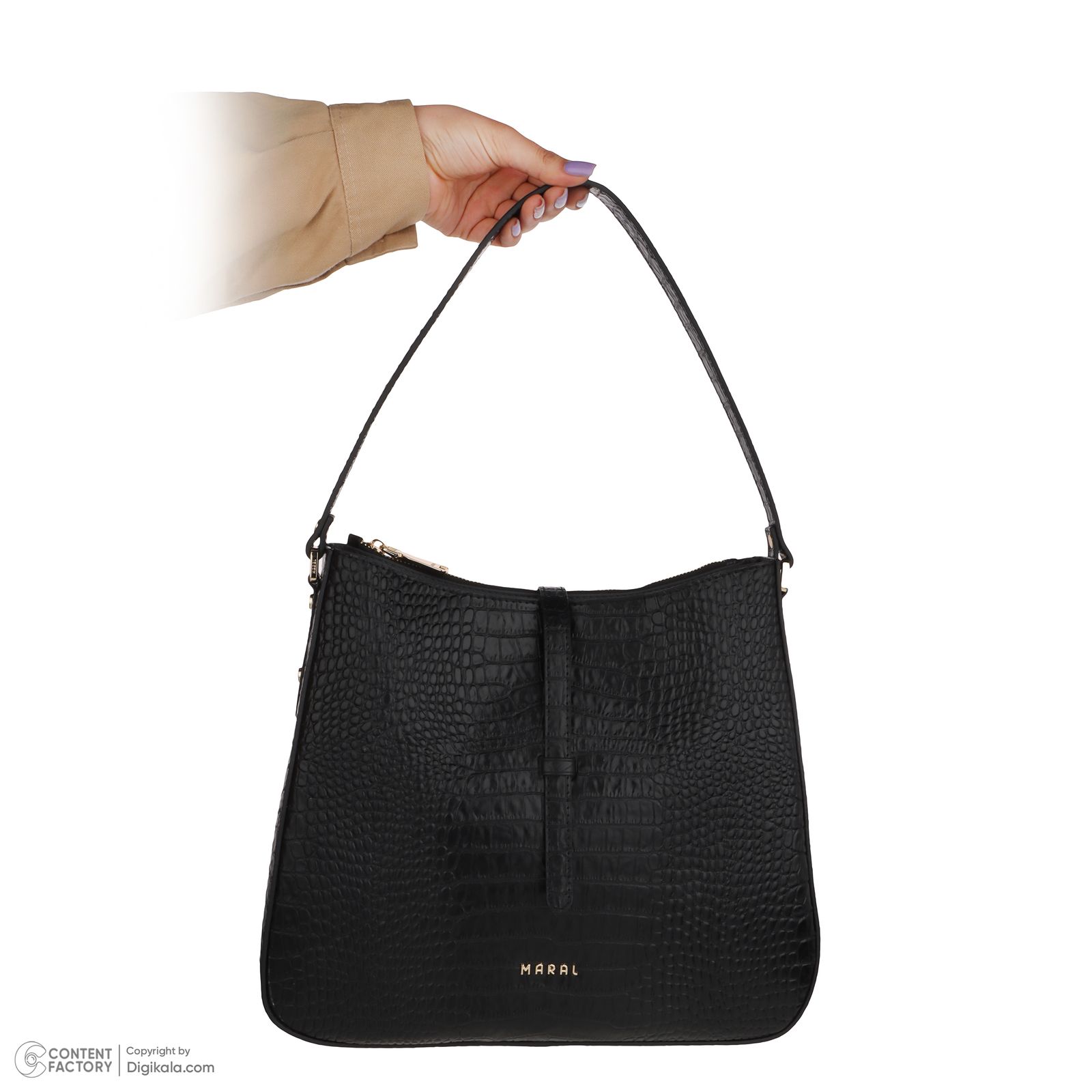 کیف دوشی زنانه مارال چرم مدل 3605001005 -  - 4