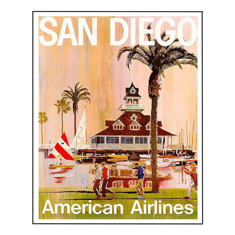 پوستر مدل  سفر کالیفرنیا