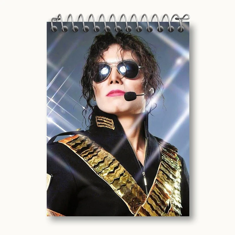 دفتر یادداشت 50 برگ خندالو مدل مایکل جکسون Michael Jackson کد 19252