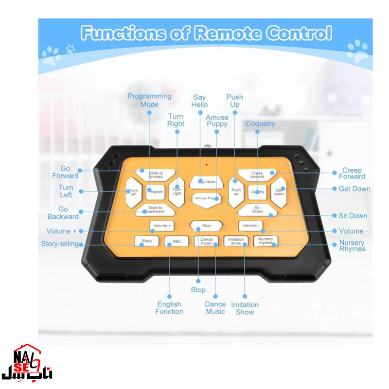 ربات کنترلی ناب سل مدل سگ هوشمند INTELLIGENT DOG