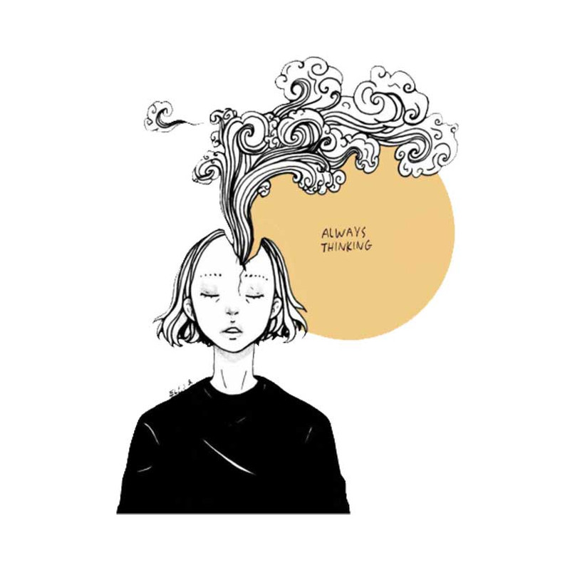 استیکر لپ تاپ طرح دختر کد 009