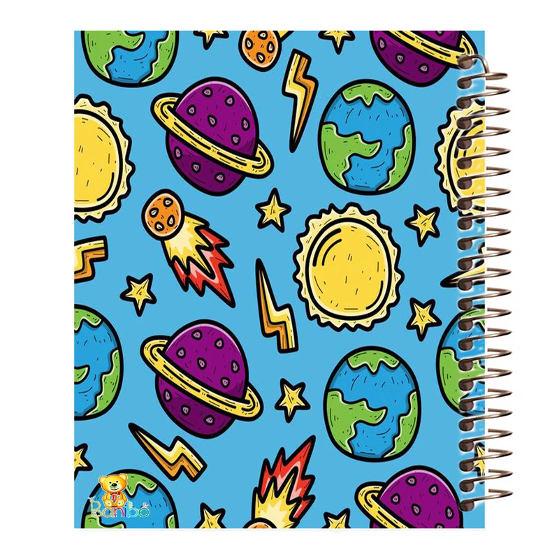 دفتر نقاشی 50 برگ بانیبو مدل  سیاره ها کد 435