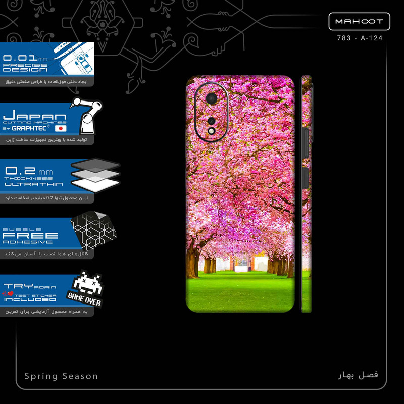 برچسب پوششی ماهوت مدل Spring Season-FullSkin مناسب برای گوشی موبایل اپو A38