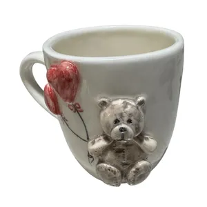 ماگ سرامیکی مدل خرس و قلب