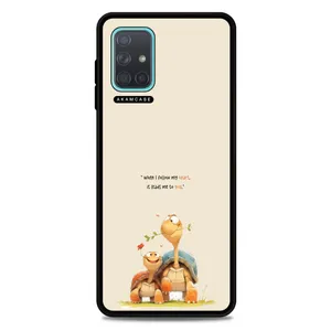 AKAM AMC-WSGA71-ANIMALS QOUTES-2 Cover For Samsung Galaxy A71