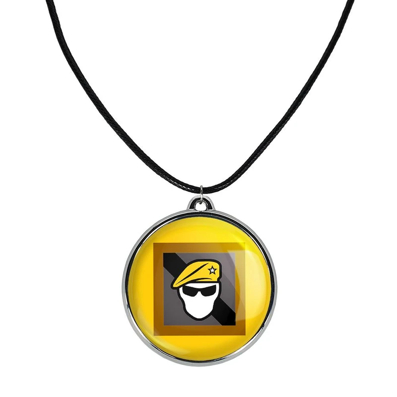 گردنبند خندالو مدل recruit_yellow  بازی رینبو سیکس سیج  کد 3036730368