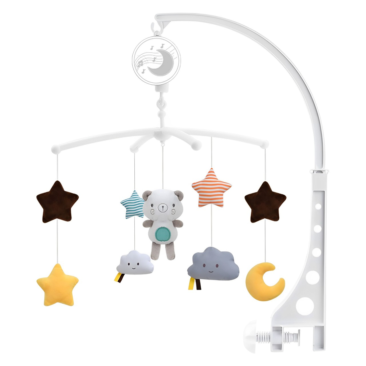 آویز تخت کودک مدل AH6305A طرح خرس