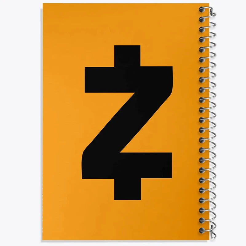 دفتر ژورنال نویسی 50 برگ خندالو مدل نقطه ای طرح ارز دیجیتال زی کش کد 4077