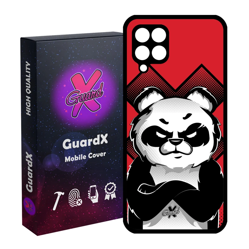 کاور گارد ایکس طرح Panda مدل Glass10301 مناسب برای گوشی موبایل سامسونگ Galaxy A12