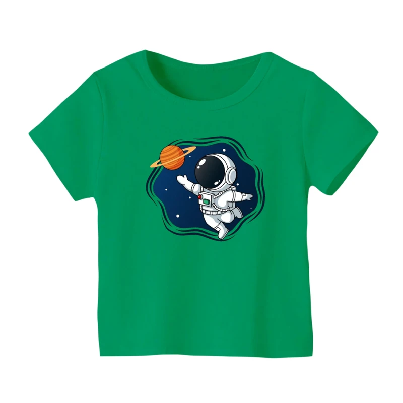 تی شرت آستین کوتاه بچگانه مدل فضانورد کد ۱۶